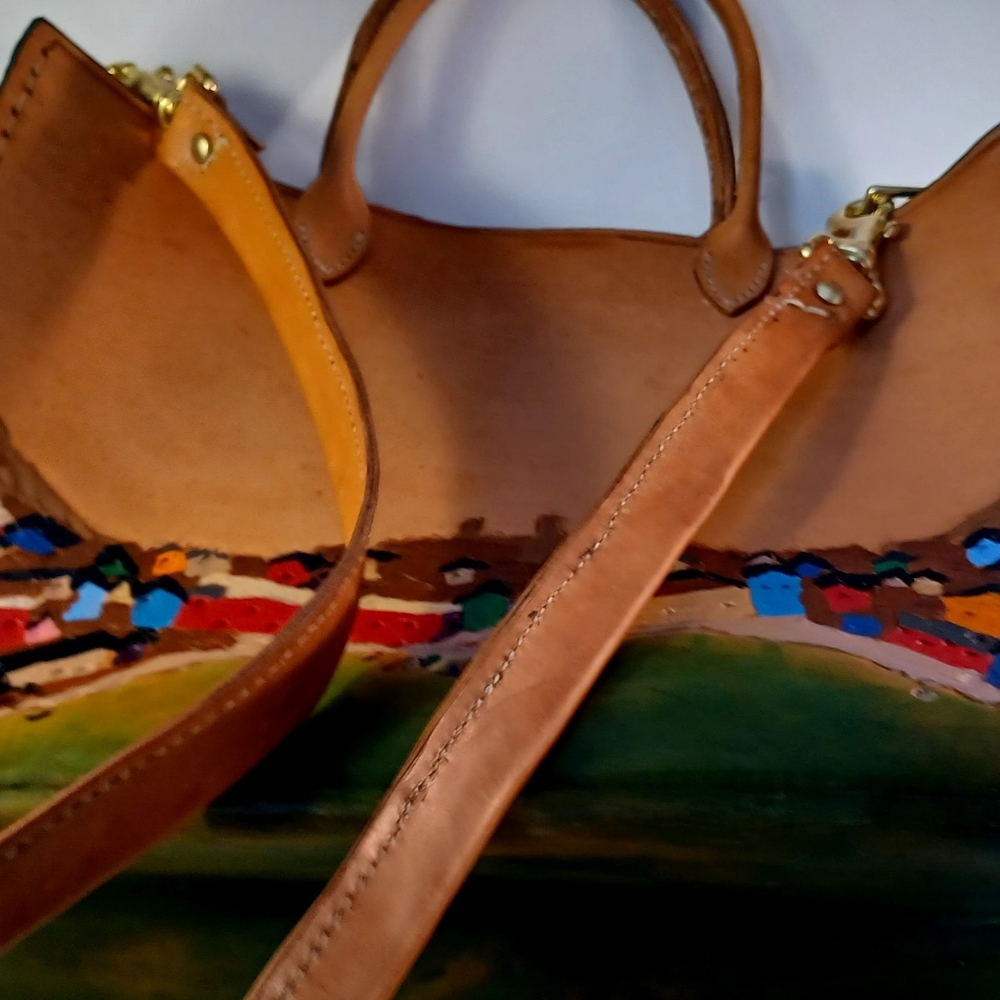 Tote Bag – Leather Hand-Tooled